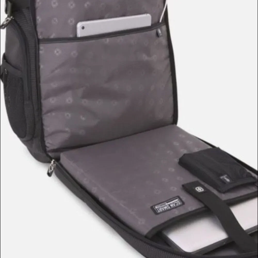 Swissgear 5358 USB ScanSmart Laptop Backpack Black Travel Work Bag